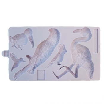 Silicone Mould - Tropical Birds